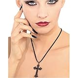 Black Cross Necklace Adult