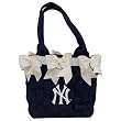 NY Yankees - Medium Bow Bucket Purse