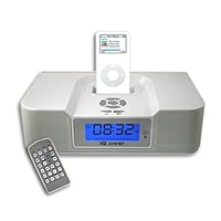 New IQ Sound SC-1307 Digital Alarm Clock Radio w/iPod Docking Station