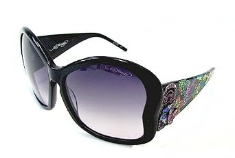 Women Clothing Fashion : ED HARDY EHS049 Sunglasses EHS-049 Black Vintage Tattoo Frame Price