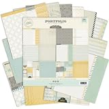 Pink Paislee Portfolio 12x12 Paper Pack