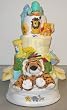 4 Tier Jungle Baby Diaper Cake