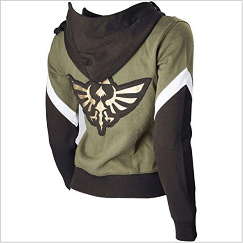 The Legend of Zelda Jacket Link Cosplay Costume Sweatshirt Hyrule Seal Hoodie X-Large