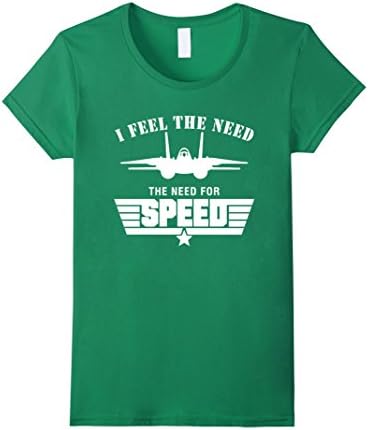 Women's I Fell The Need For Speed Medium Kelly Green