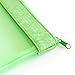 Multi Purpose 4 Piece Mesh Bag Set for Travel, Office Supplies, Cosmetic, Paper, Bill and Credit Card Bag (Green)