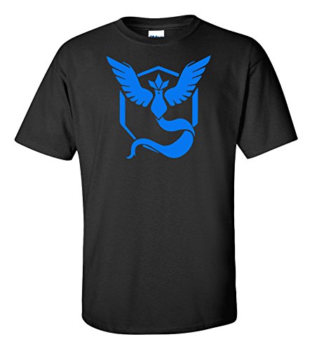 Pokemon Go Team Mystic Black Shirt