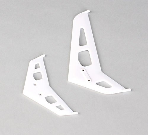 Blade BLH4530 Stabilizer/Fin Set, White: Blade 300 X