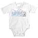Onesie with mountain, South America, ice, Argentina, glacier, lake