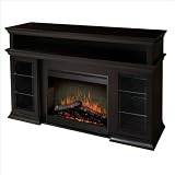Dimplex Symphony Media Bennett TV Stand with Electric Fireplace in Espresso