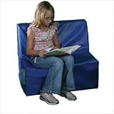 IMAGE OF Quiet Time Armless Soft Couch Color: Purple, Size: Toddler