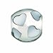 Pandora Damen-Bead  Sterling-Silber 925 Herzkugel Perlmut white KASI 79398MPW