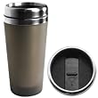 Rubberized Stainless Steel Insulated Tumbler - 16oz - BPA-Free