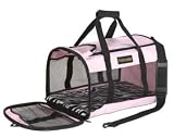 Petmate Soft-Sided Kennel Cab Pet Carrier, Large, Pink