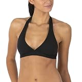 Mossimo Black: Solid Halter Top - Ebony