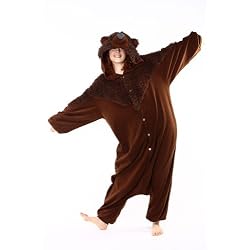 Adult Brown Bear Costume Pajamas