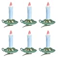 Brite 6 Led Tree Clip Candle - Orange