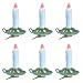 Brite 6 Led Tree Clip Candle - Orange