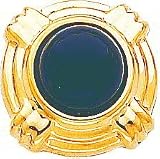 14K Yellow Gold Onyx New |C