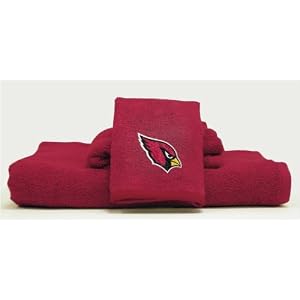 Arizona Cardinals NFL Embroidered 100% Cotton 3 PC Towel Set