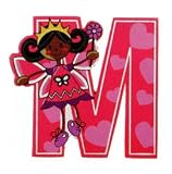 Self Adhesive Wooden Fairy Letter M by The Toy Workshop