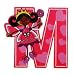 Self Adhesive Wooden Fairy Letter M by The Toy Workshop