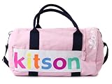 KITSON キットソン ミニボストンバッグ MINI DUFFLE ミニダッフルバッグ KHB0300 PINK/REINBOWLOGO ピンク×レインボーロゴ 2way[並行輸入品]