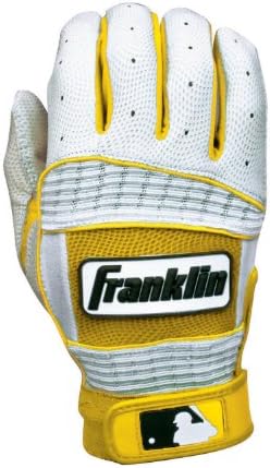 Franklin Sports Youth MLB Neo Classic II Series Batting Gloves (Pair), Pearl/Royal, Medium