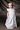 Shantung Christening Gown with Embroidered Ribbon Lace Trim