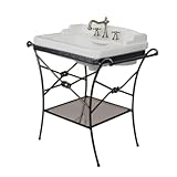 IMAGE OF St. Thomas Creations 5025.431.13 Granada Lavatory Stand, Black Finish