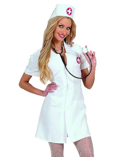 Widmann 72022 - Kost&uuml;m Krankenschwester, Kleid und Haube, Gr&ouml;&szlig;e M Preisvergleich