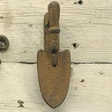 Garden Spade Iron Door Knocker by Lyon
