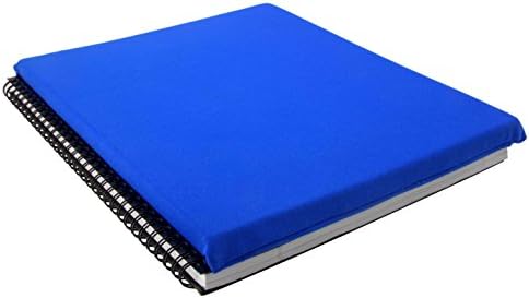 Note Pillow ® (Blue) Notebook Cover &amp; Headrest in One | for Exhausted Students | Portable Memory Foam Book Cover | Back to School Accessories &amp; Supplies | Associated Products - Stretchy Original Jumbo Book Sox