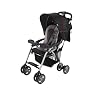 Combi Flex Lightweight Full-Sized Tri-fold Stroller in Black/Chili