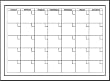 Brewster Wall Pops WPE94575 Peel & Stick White Board with Marker Monthly Calendar