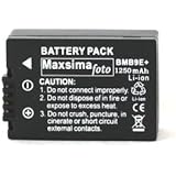Maxsima - DMW-BMB9 1250mAh BATTERY PACK for PANASONIC Lumix DMC FZ150, FZ100, FZ72, FZ70, FZ62, FZ60, FZ45, FZ40, FZ48, FZ47 BMB9, BMB9e.
