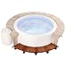 Stendebach Wasserbetten Split-Spannauflage 180 x 220 cm Wasserbett-Split-Spannauflagen Silverness Vapo-Q -mittig teilbar-
