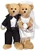 Chantilly Lane Singing Bride and Groom Duet Bears