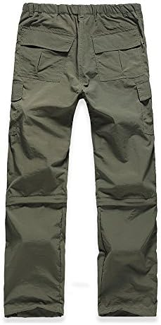 Men's Quick Dry Convertible Cargo Pant,Khaki,M