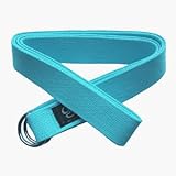 Light Blue Yoga Belt / Yoga Strap - 250cm (8ft)