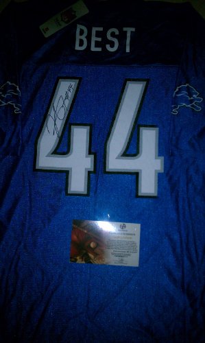 Jahvid Best Signed Detroit Lions Jersey