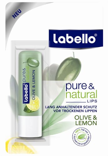 Labello Pure & Natural - Olive & Lemon Lip Balm