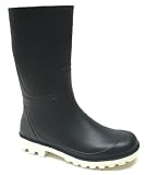 Avalanche Ladies Basic Wellingtons - Navy/White