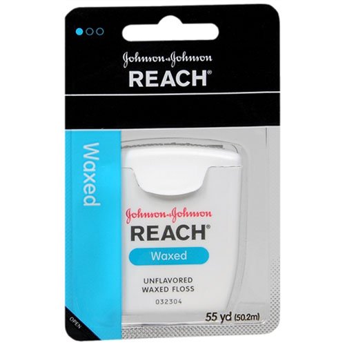 Reach J&J Dental Floss Waxed 55 Yd (Pack of 6)