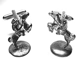 Monopoly Horse Rider Game Piece Token Cufflinks w/Gift Box