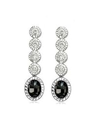 1.54ct Black & Vs Diamond Stud Earrings 14k Gold