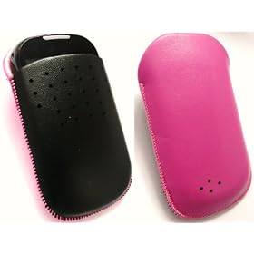 EMARTBUY VODAFONE 541 POCKET POUCH CASE COVER HOT PINK/BLACK
