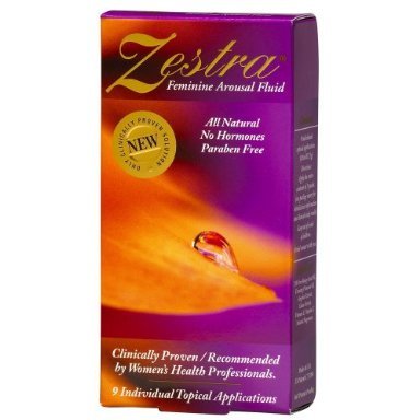 Zestra Feminine Arousal Fluid - 9 Individual (0.8mL / 0.75g) Foil Packets