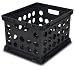 Sterilite 16939006 File Crate, 6-Pack, Black