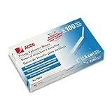 ACCO BRANDS / ACC70013 / Prong Bases For Two-Piece Paper File Fasteners, 1 Capacity, 100 per Box / Sold as 1 BX