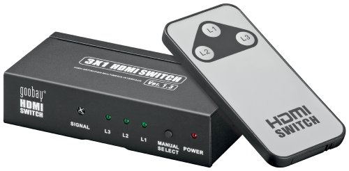 1aTTack 7608128 HDMI Umschaltbox 3 in/1 out
